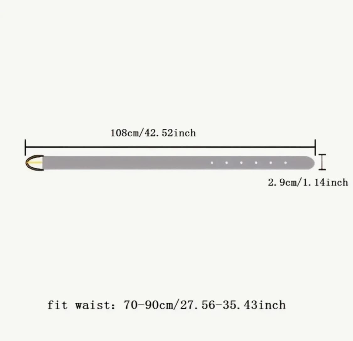웨스턴 별 하늘색 벨트 상품이미지2