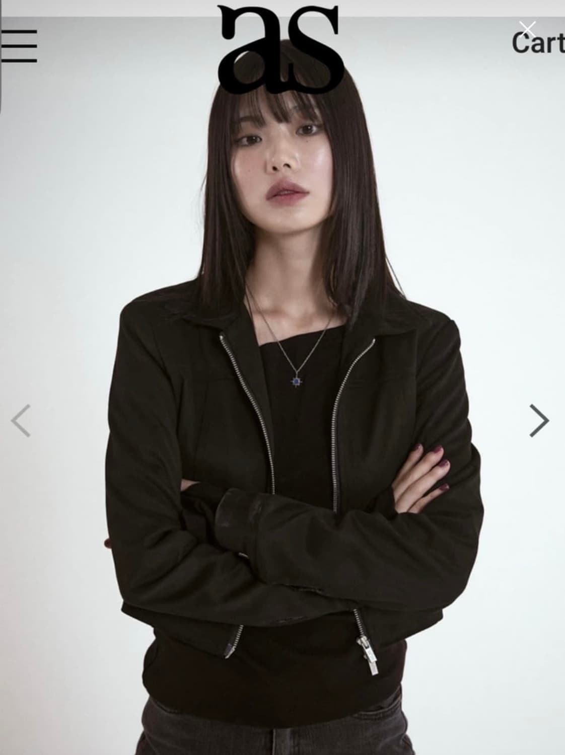애즈온 스웨이드자켓 상품이미지1
