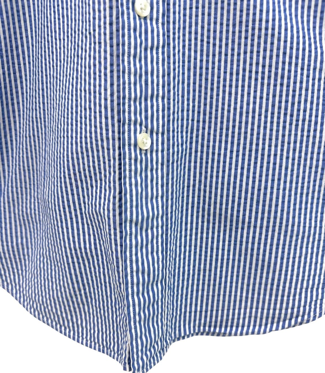 브룩스브라더스 스트라이프 셔츠 블루&화이트 (M) 상품이미지6