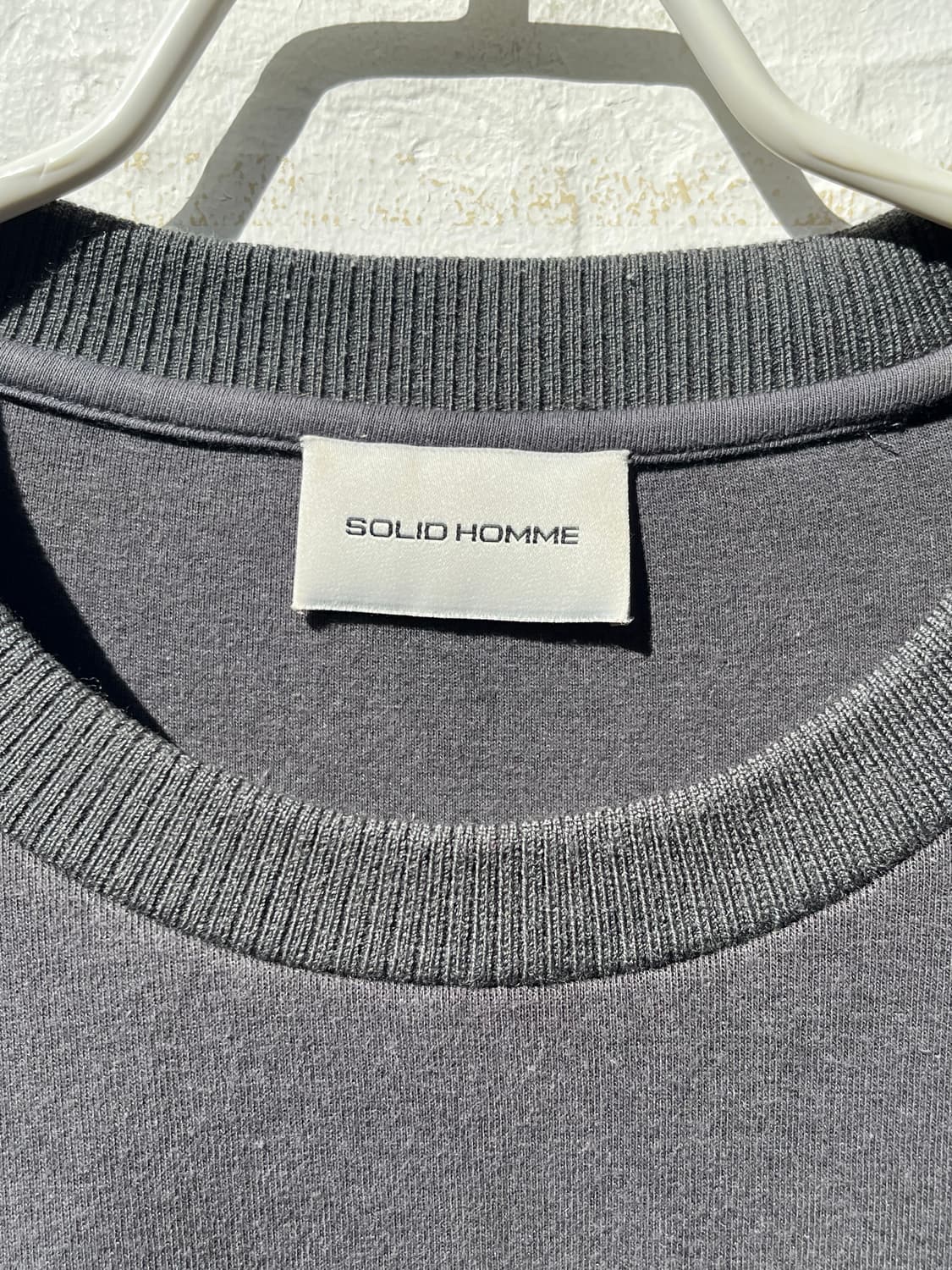 Solid Homme 스티치 스웻셔츠 차콜 52(XXL) 상품이미지3