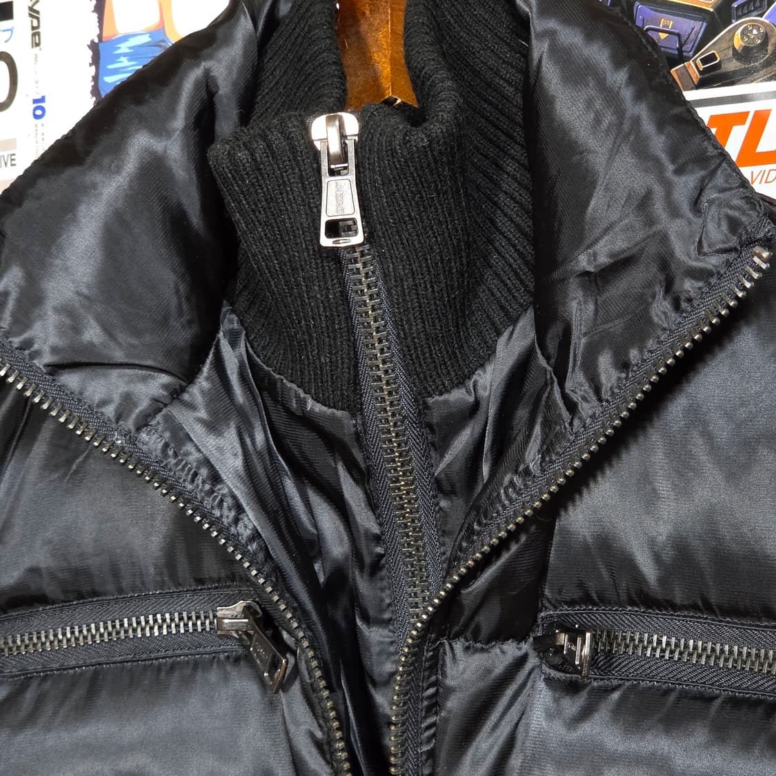 JPN AKM 레이어드 투웨이 펑크 덕다운 패딩 상품이미지5