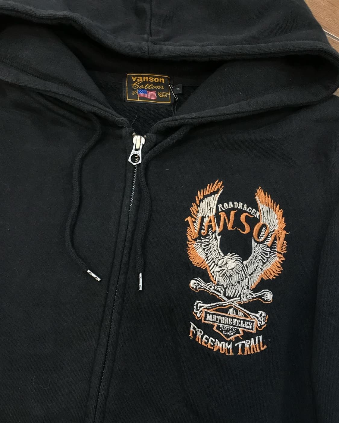 Vanson Embroidery Hood Zip-Up 상품이미지8