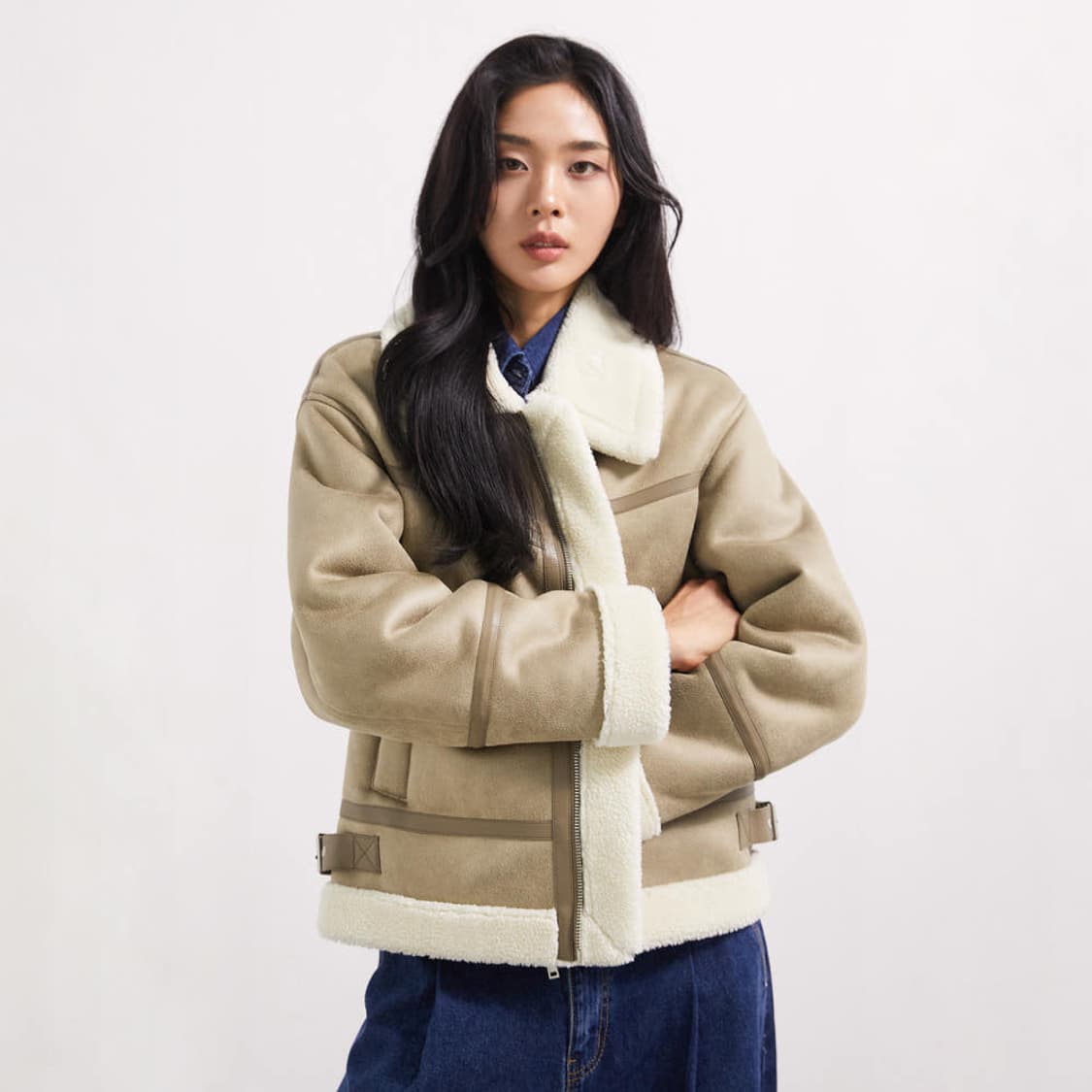 미쏘 무스탕 새상품 사이즈M
택 있음 상품이미지1