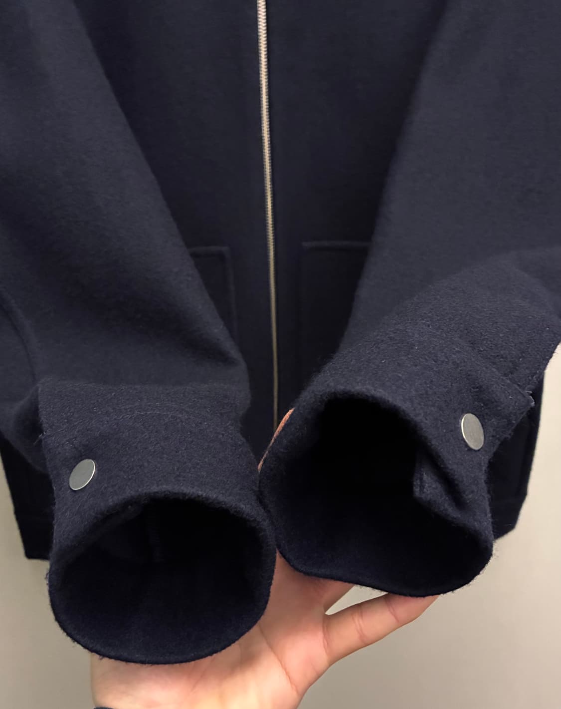 (M/100)COS 코스 코듀로이 카라 코튼 울자켓 블루종 상품이미지6