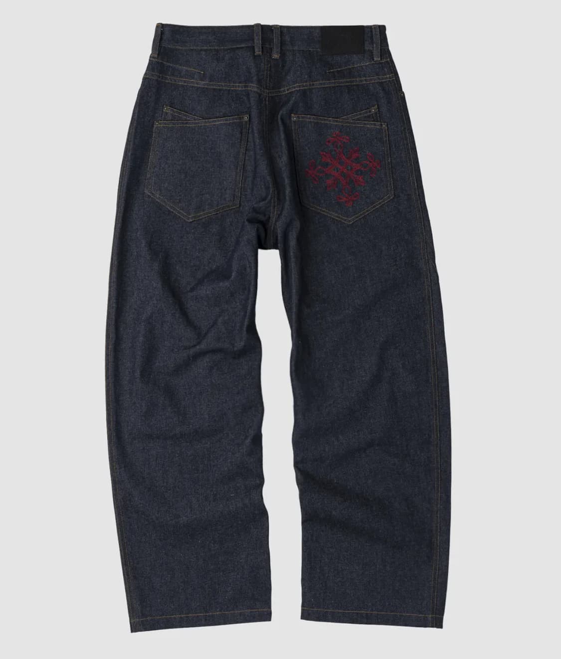 슬로우애시드 백로고 데님팬츠 상품이미지1