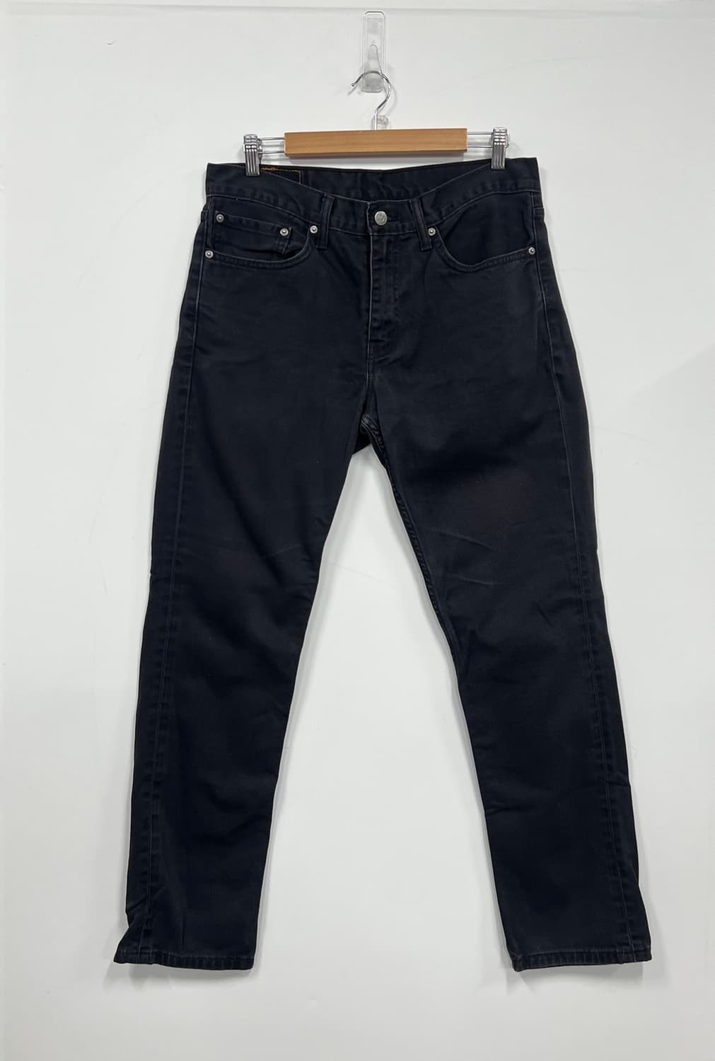 리바이스 511 슬림핏 흑청 블랙 데님 팬츠 상품이미지8