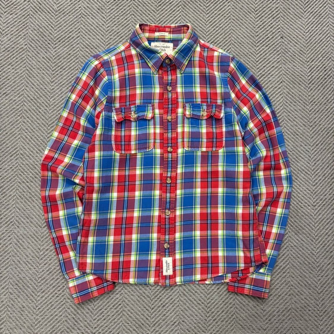 아베크롬비앤피치 체크 셔츠 v2396 상품이미지1