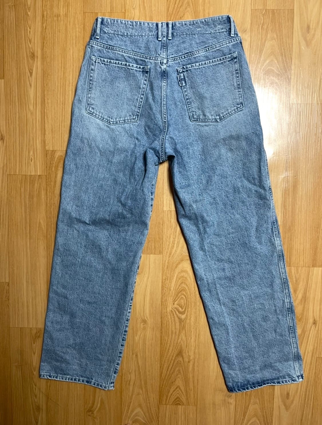 포터리 원워시드 와이드 데님 상품이미지2