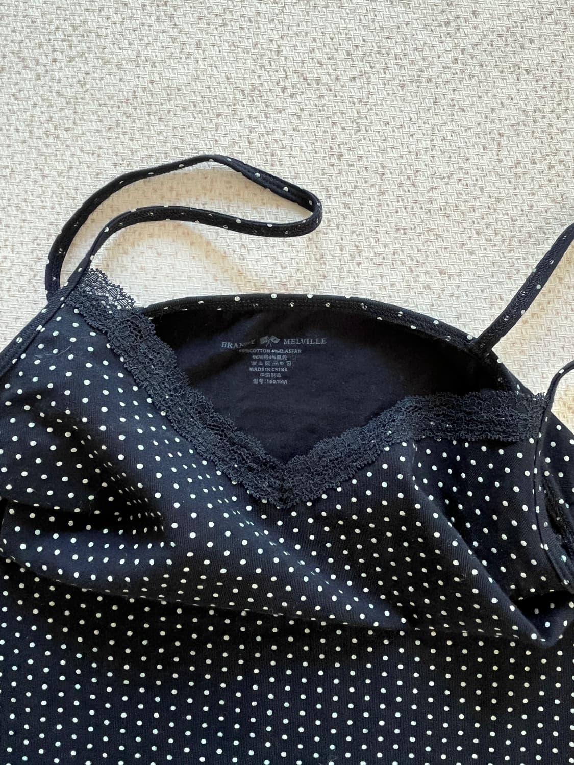 브랜디멜빌 도트 레이스 슬리브리스 탑 상품이미지2