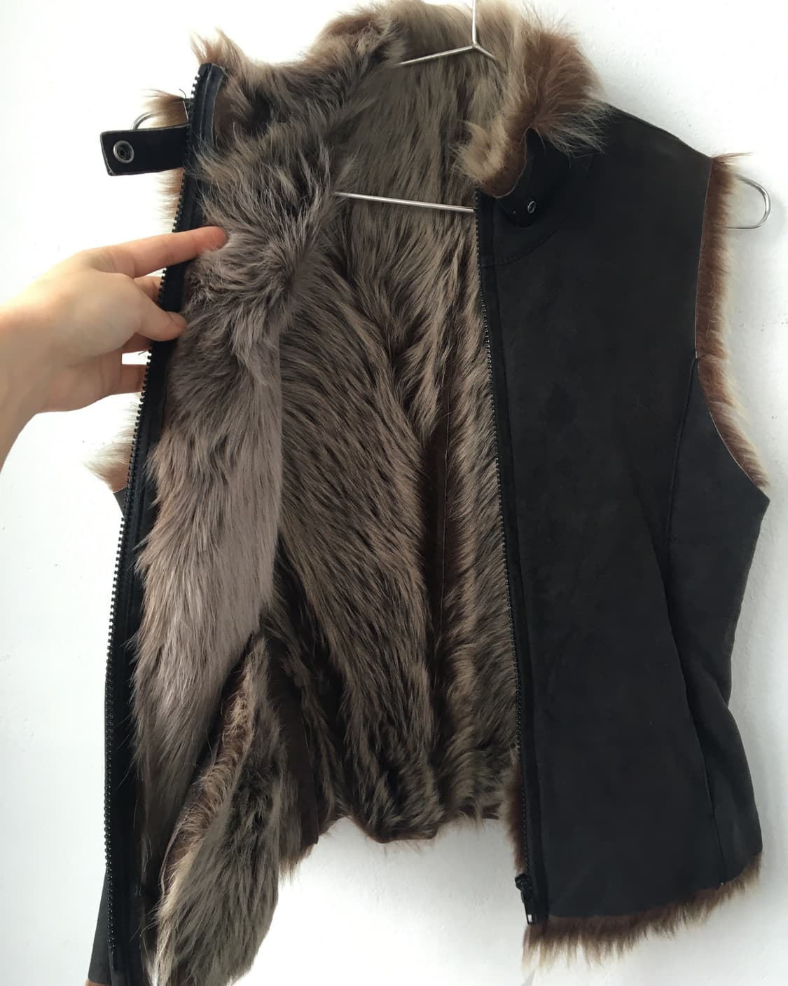 Fur mixed vest 상품이미지5