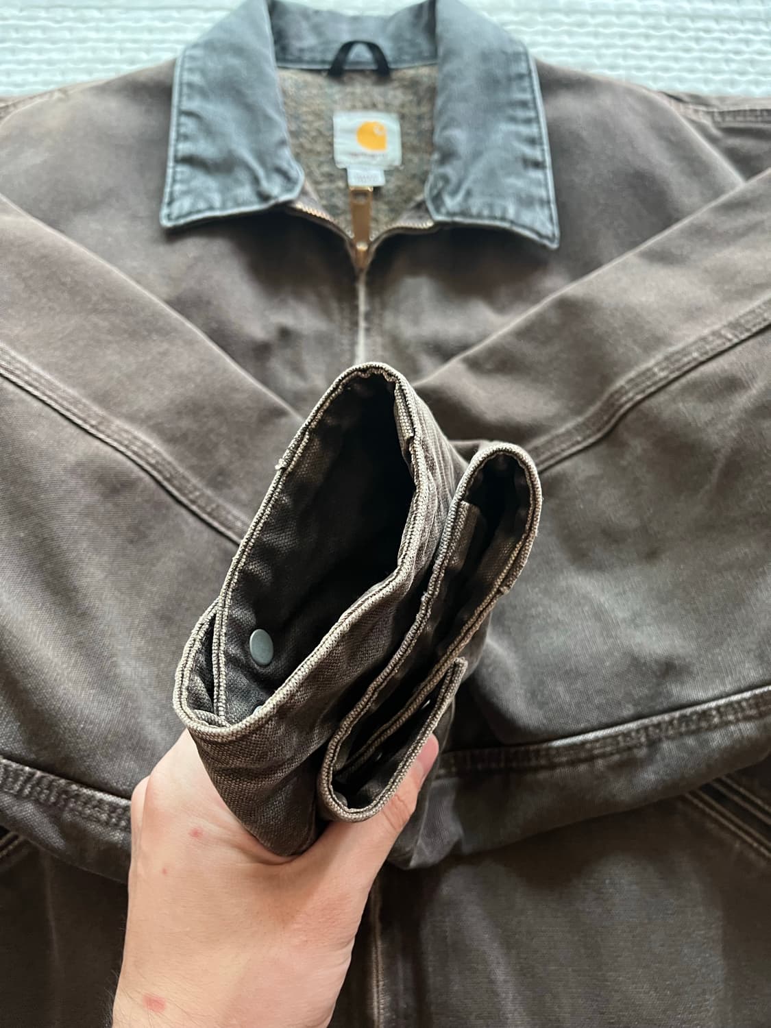 [XL]칼하트 디트로이트 자켓 J97 다크브라운 상품이미지3