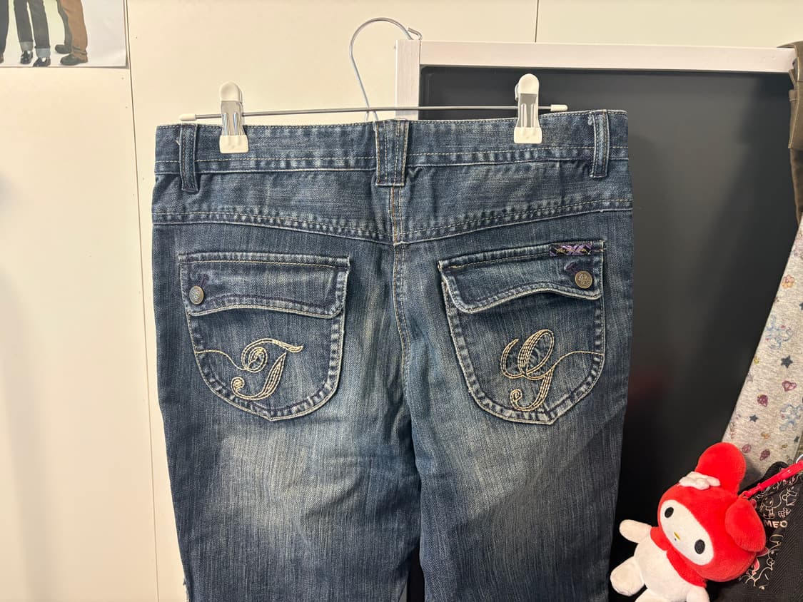 카모메산장 바지 부츠컷팬츠 빈티지 상품이미지2