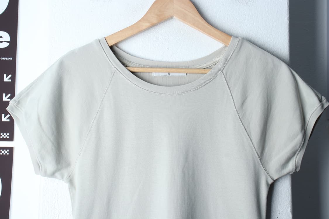 W(XL) 에잇세컨즈 반팔 티셔츠 나그랑 베이지 무지-H32727 상품이미지3