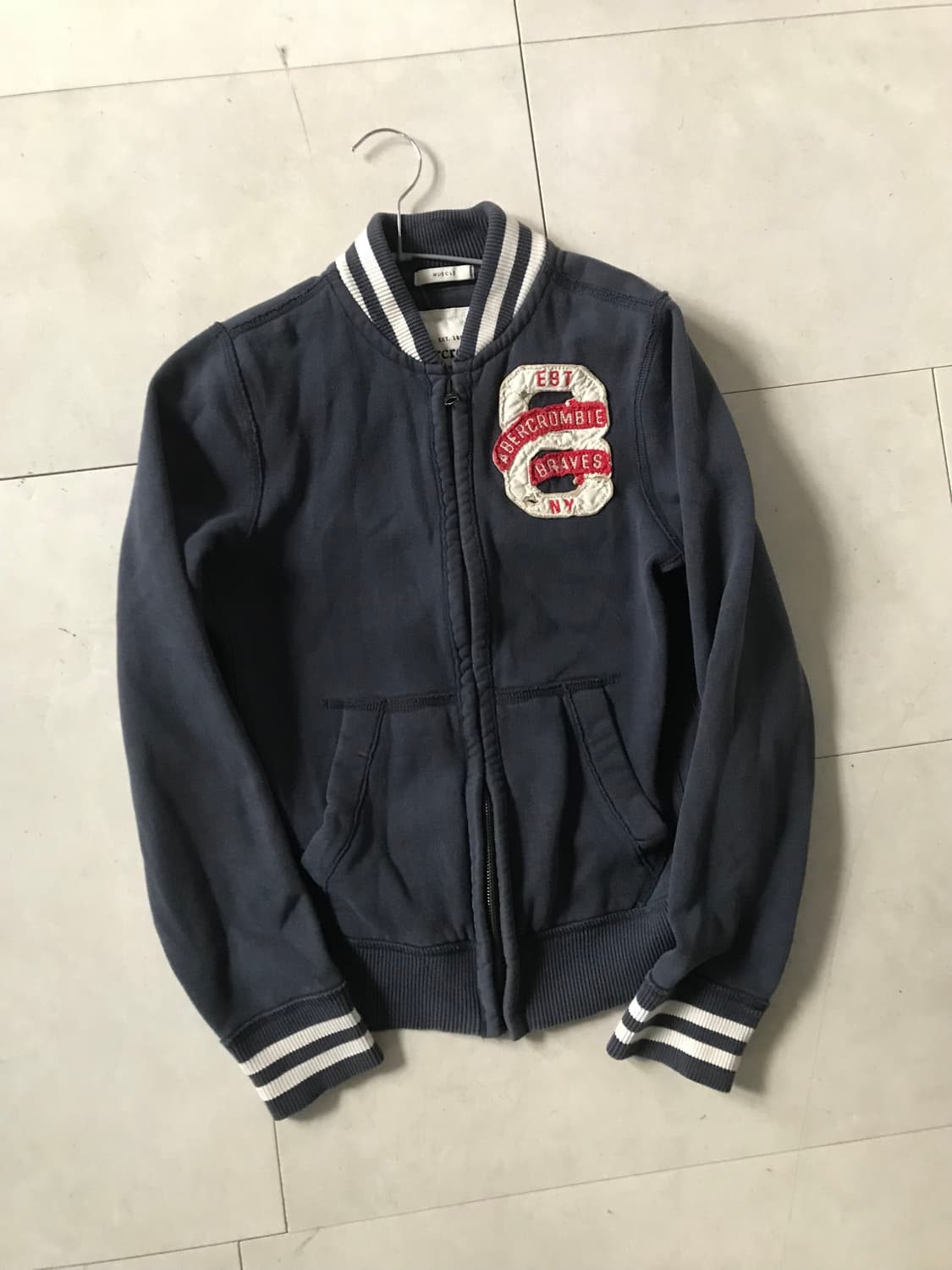 아베크롬비 네이비 면집업 상품이미지9