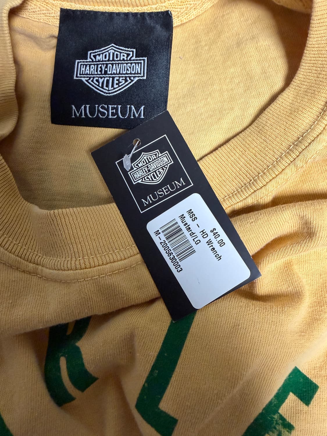 (New) 할리데이비슨 뮤지엄 한정판 티셔츠 L 상품이미지3
