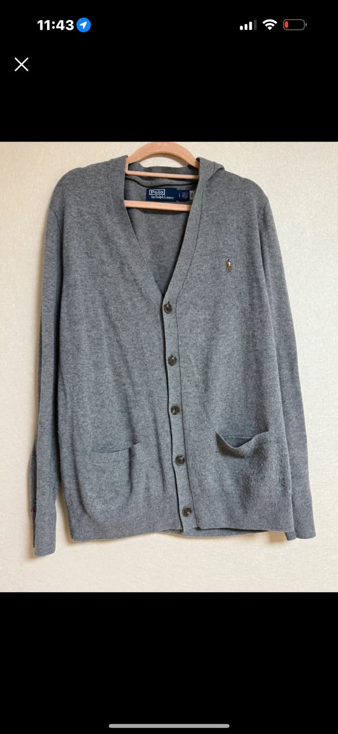 랄프로렌 캐시미어 울 가디건 상품이미지1