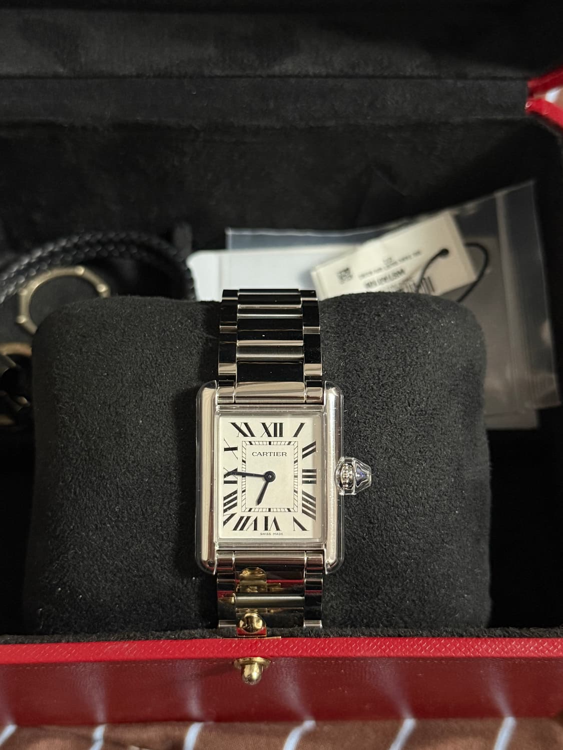 까르띠에 탱크머스트 스틸 라지 판매합니다 상품이미지3