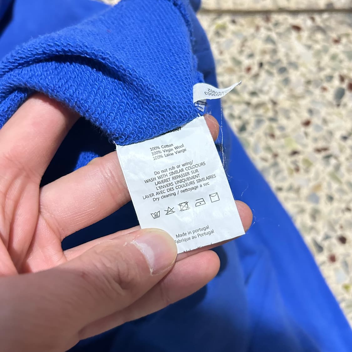 메종키츠네(Maison Kitsune) 칠랙스 폭스 패치 블루 후드티 상품이미지7