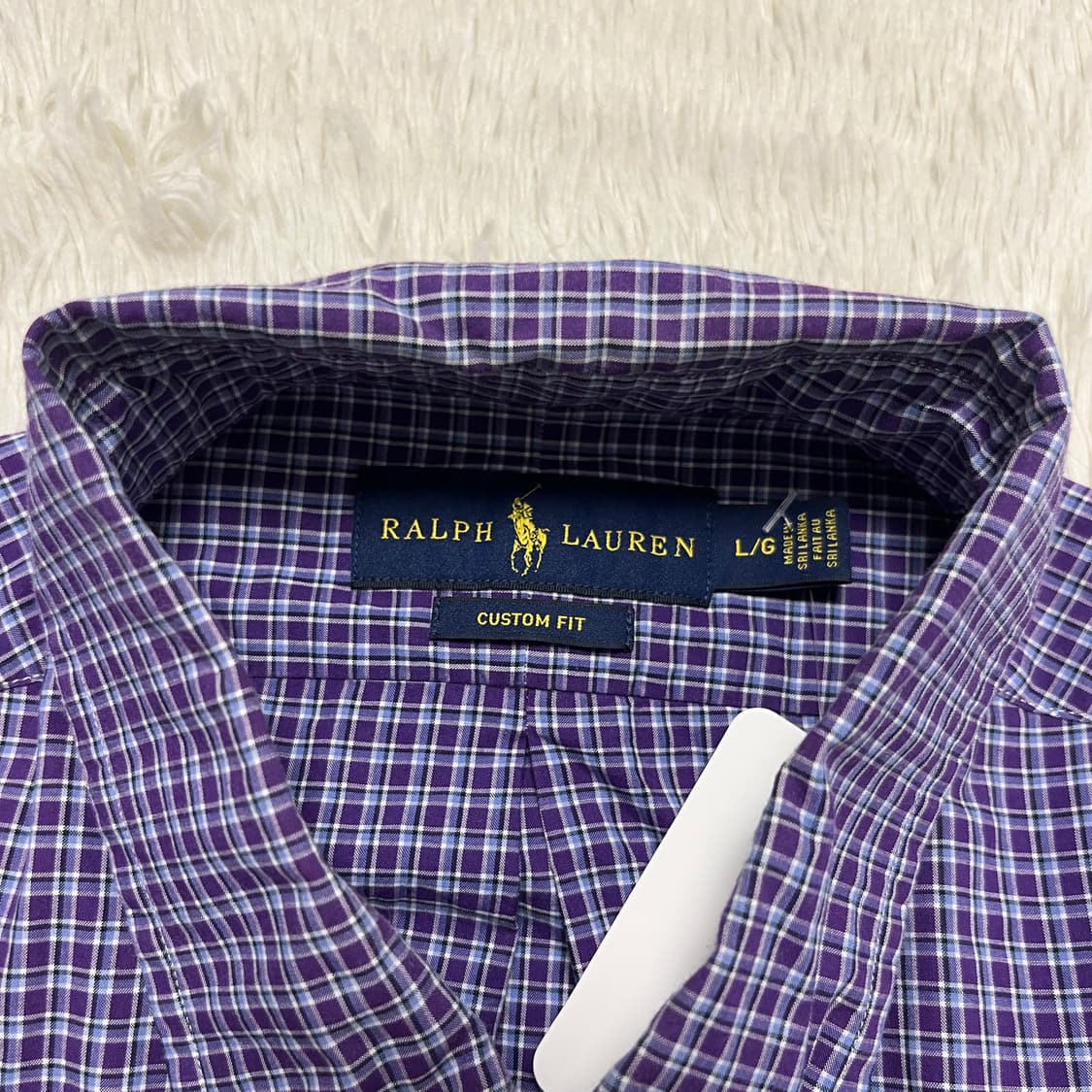 Polo Ralph Lauren purple check shirt 상품이미지6