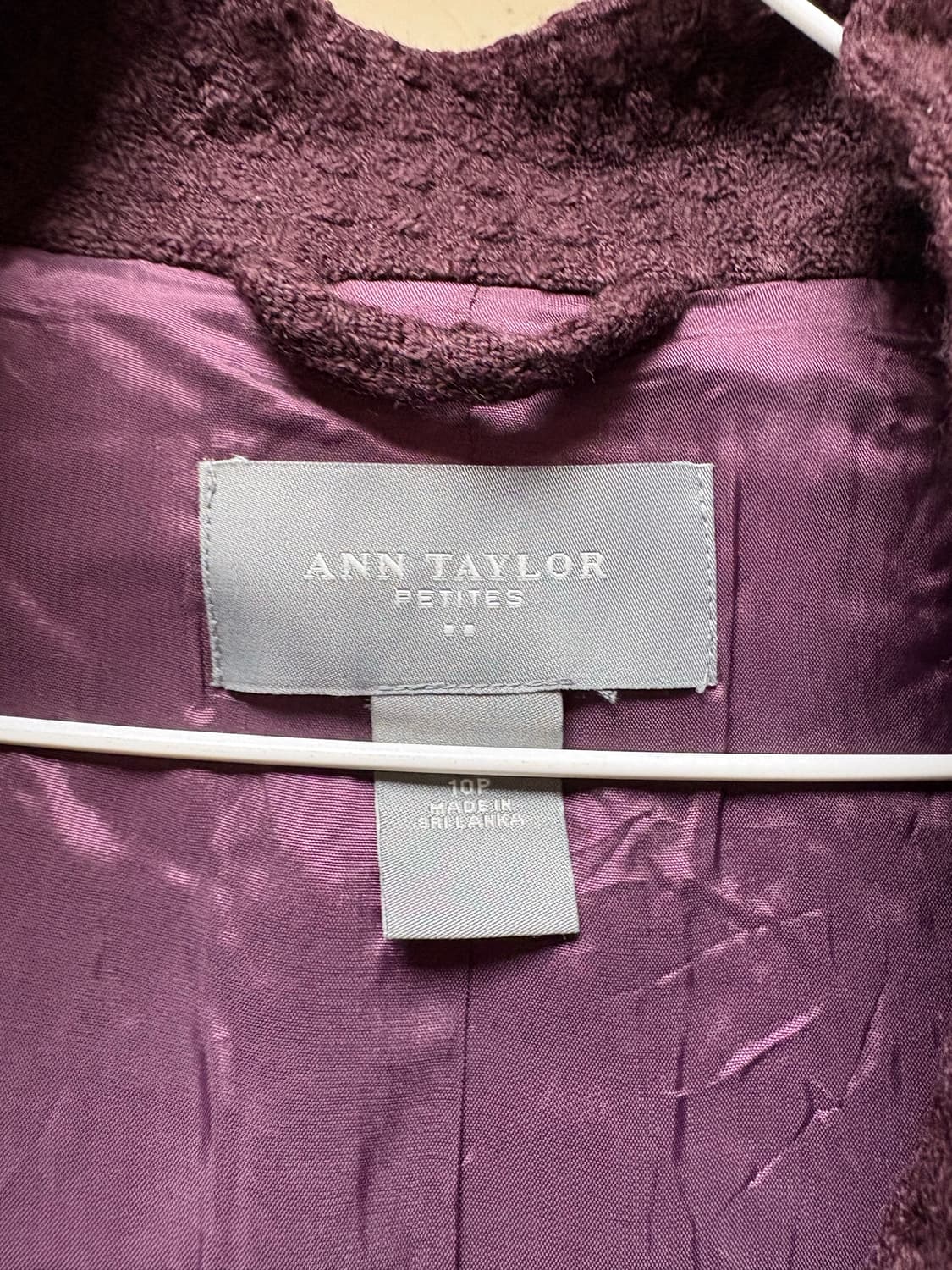 퍼플 하프코트 상품이미지3