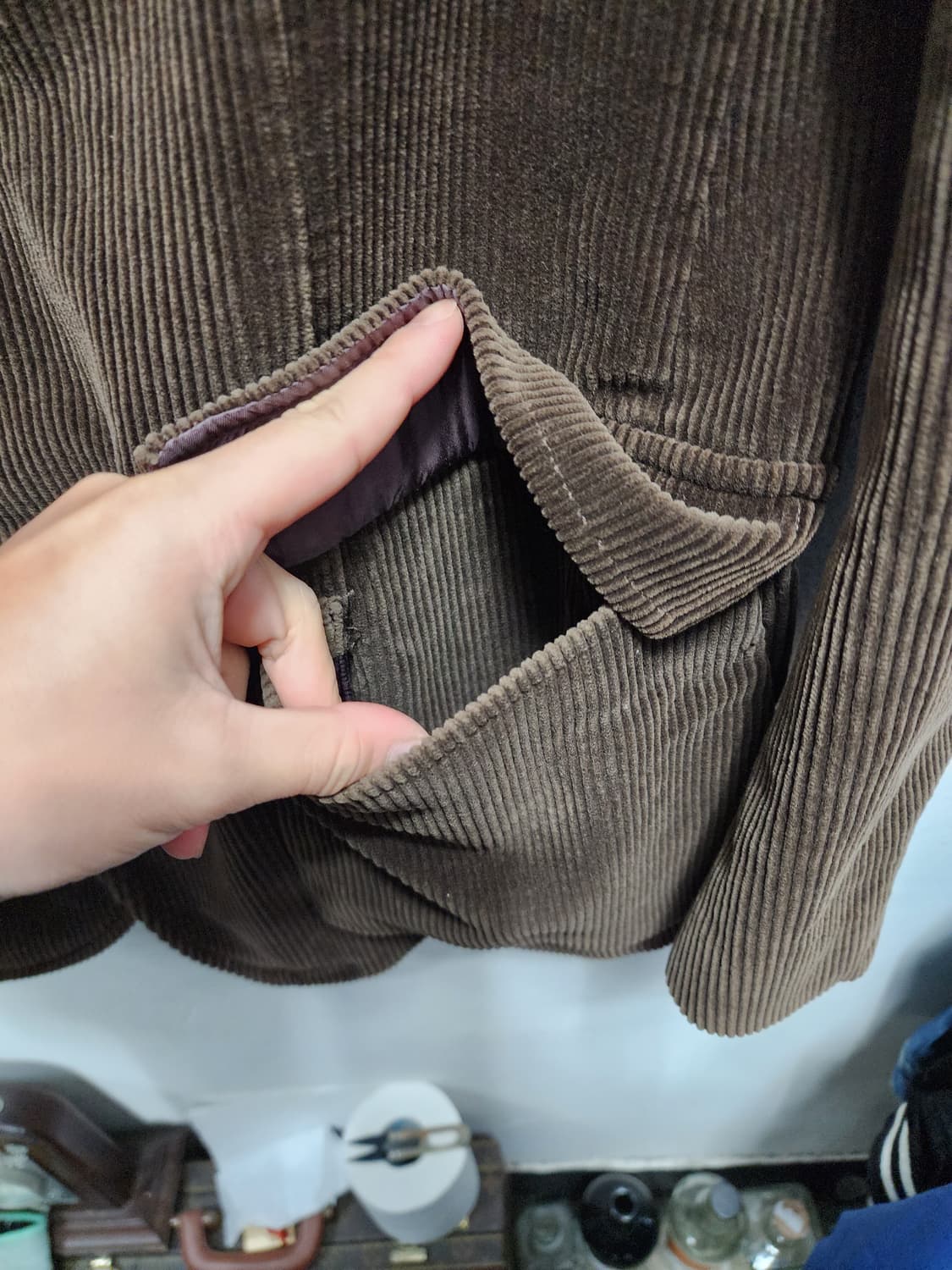 폴로 랄프로렌 MACAU 3버튼 코듀로이 블레이저 상품이미지4