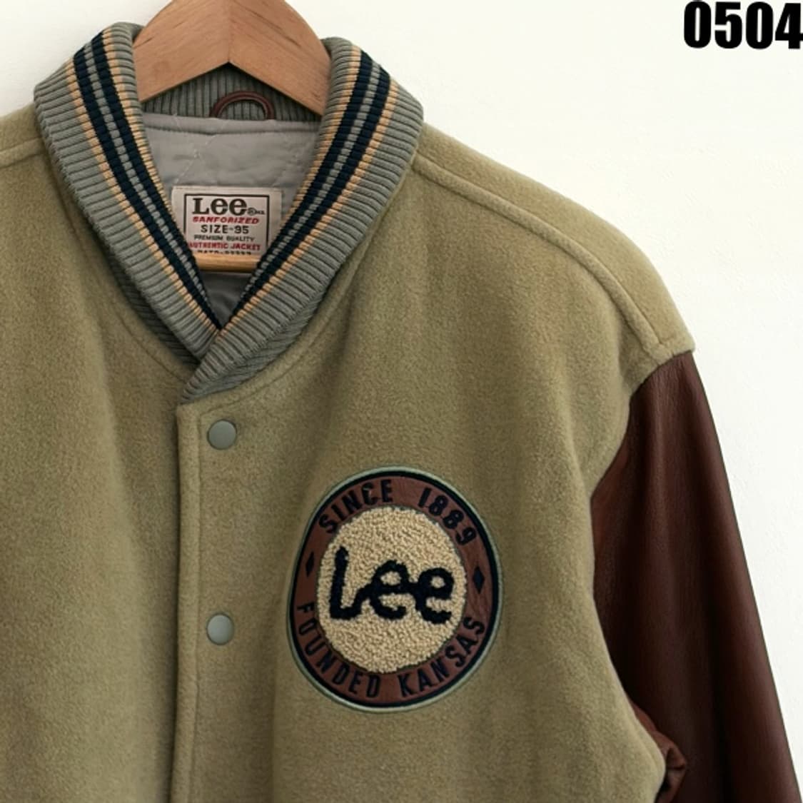 Lee 울 레더 바시티 자켓 95 0605 상품이미지2