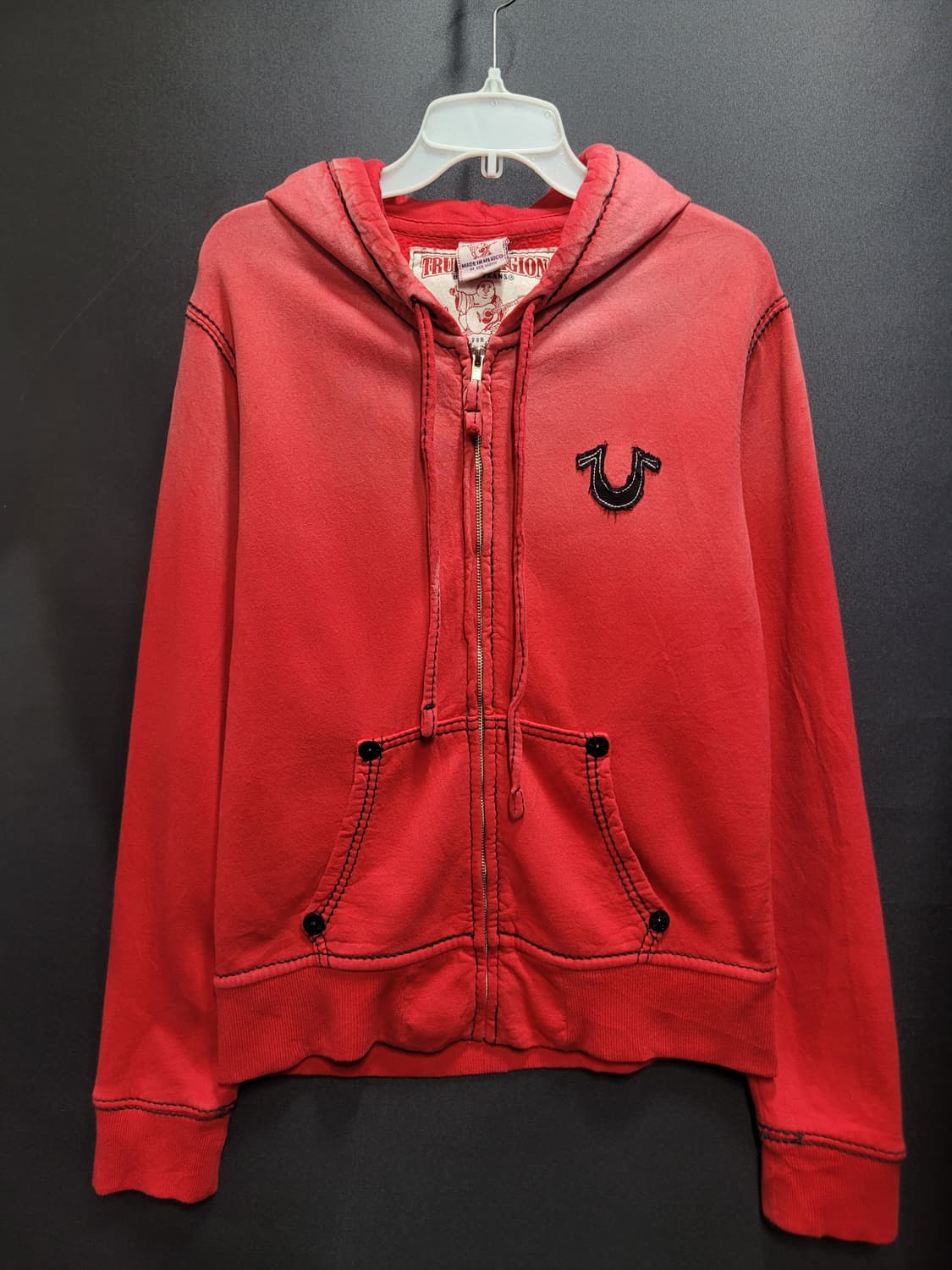 TRUE RELIGION 트루릴리젼 빈티지 페이디드 후드집업  상품이미지8