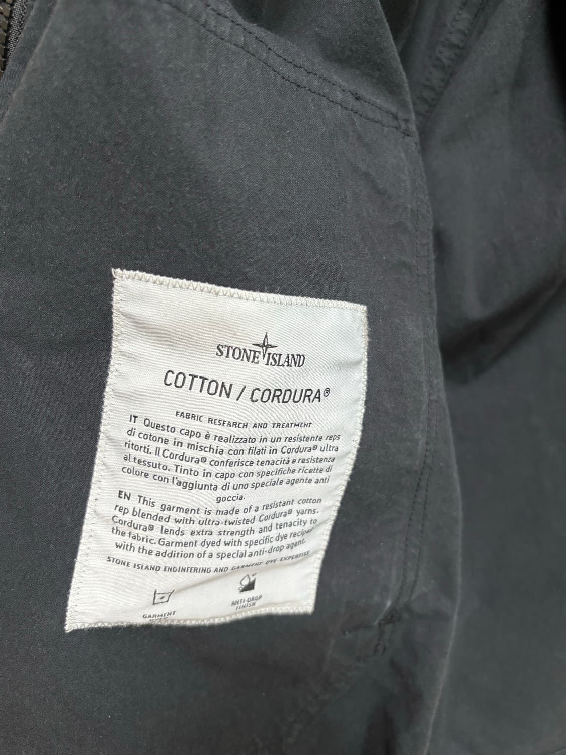 스톤아일랜드 코튼 코듀라 후드 자켓 100 상품이미지6