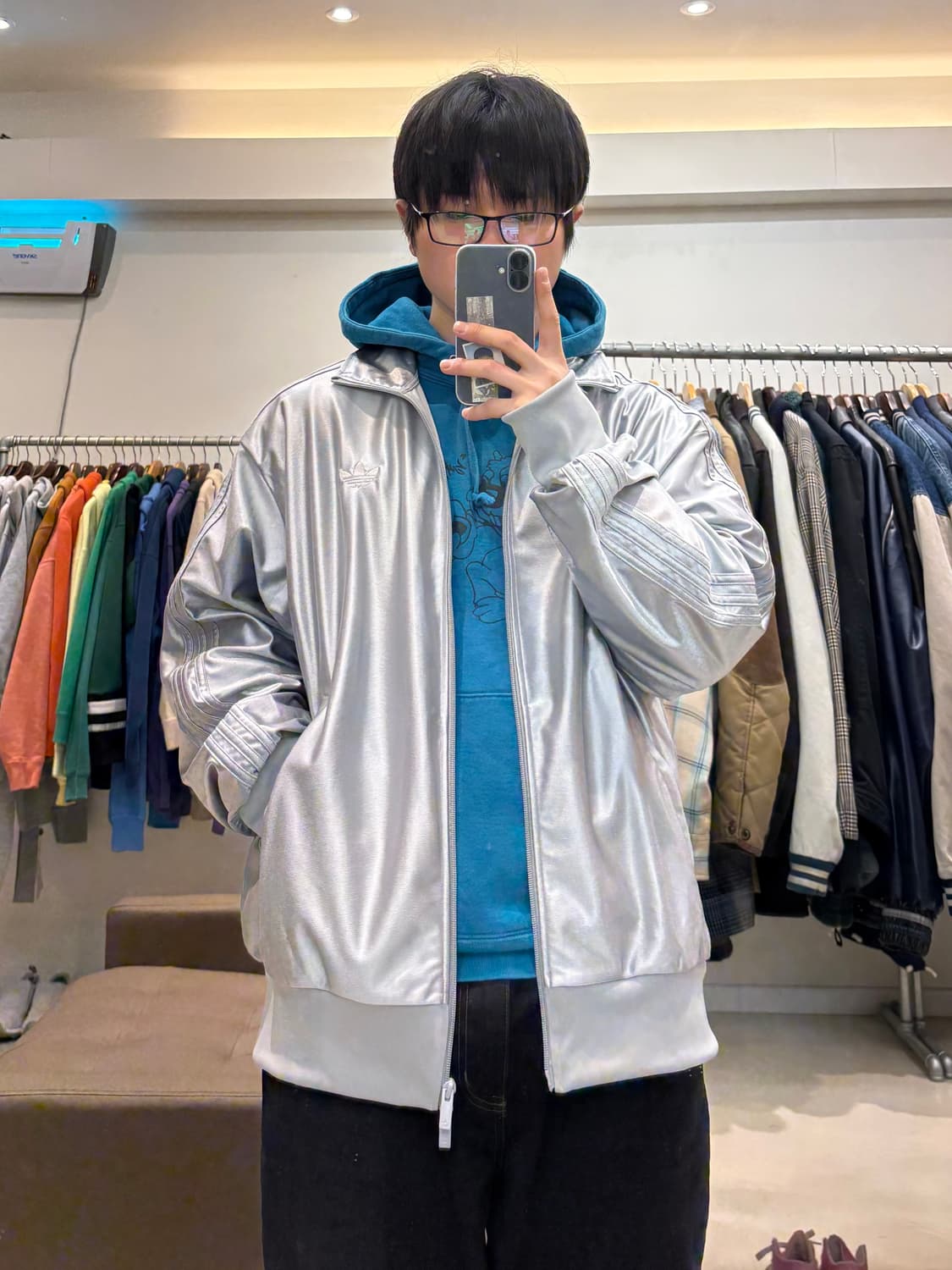 아디다스 pakaian 새틴 져지 상품이미지8