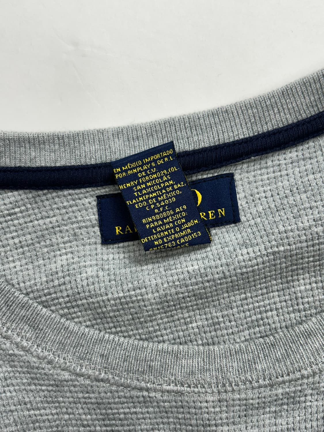 폴로 랄프로렌 그레이 와플티 M 상품이미지8