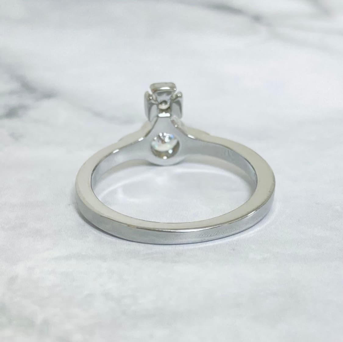 비비안웨스트우드 아카이브 화이트크리스탈 orb링 반지 상품이미지2