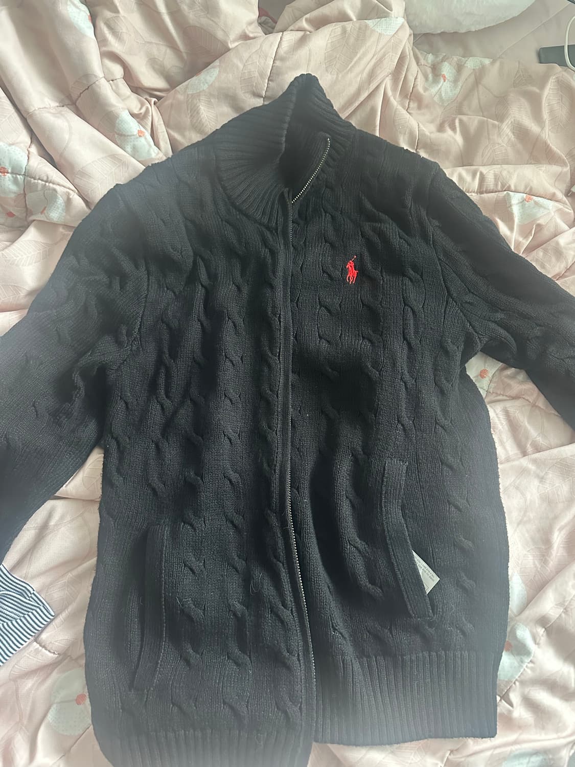 폴로 랄프로렌 니트집업 1회착 상품이미지1