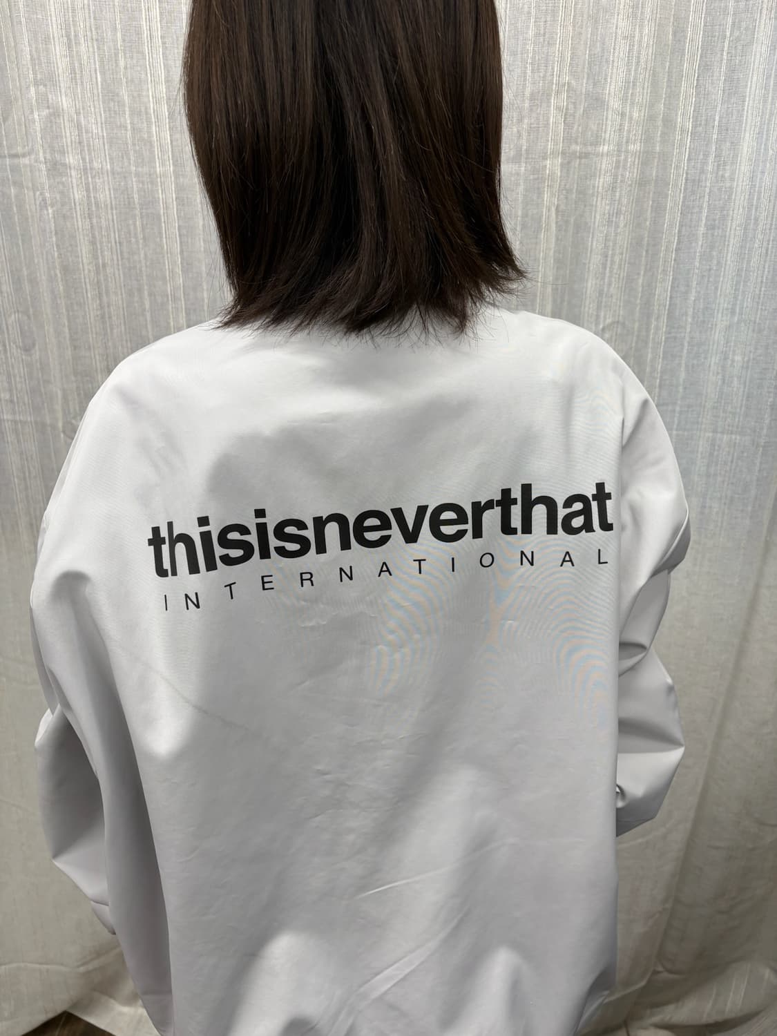 디스이즈네버댓 INTL Jacket Grey 바람막이 상품이미지1