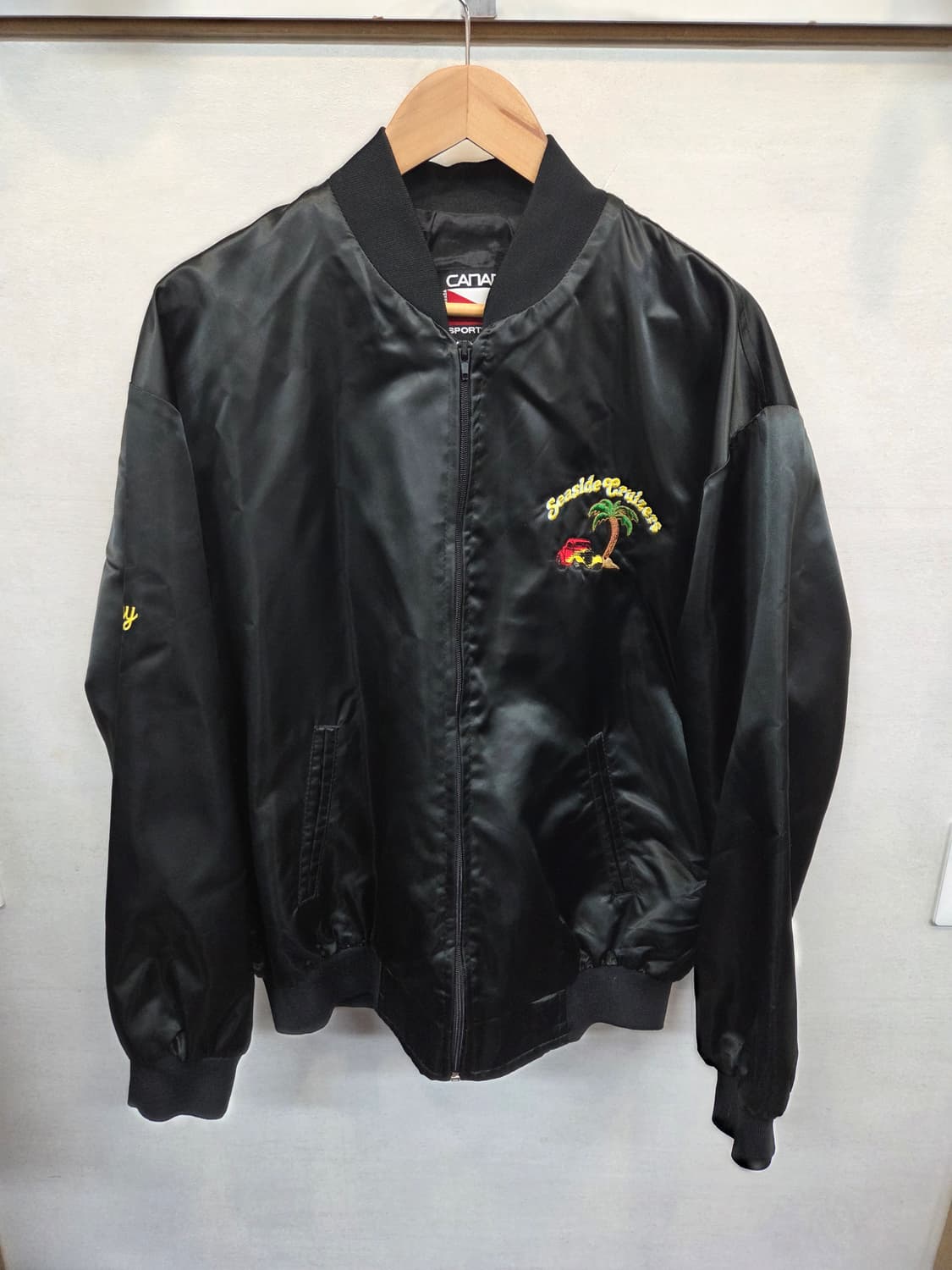 캐나다 스포츠웨어 빈티지 90s 자수로고 봄버 자켓 xl 상품이미지1