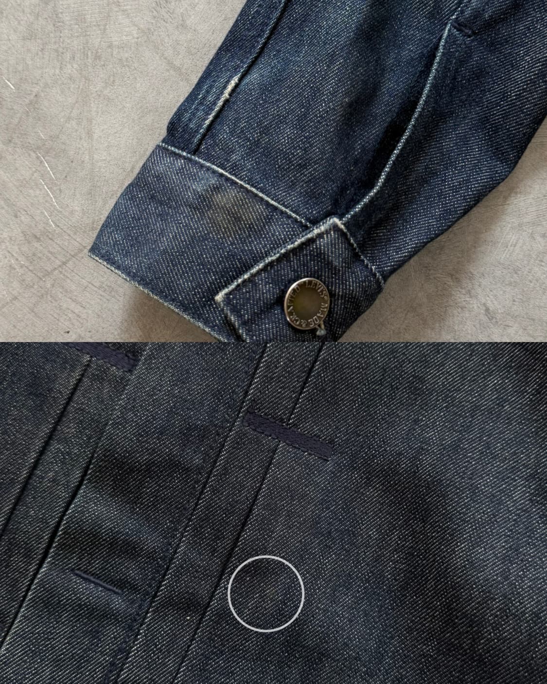 Levi’s 리바이스 메이드 앤 크래프트 데님 트러커 자켓 상품이미지10