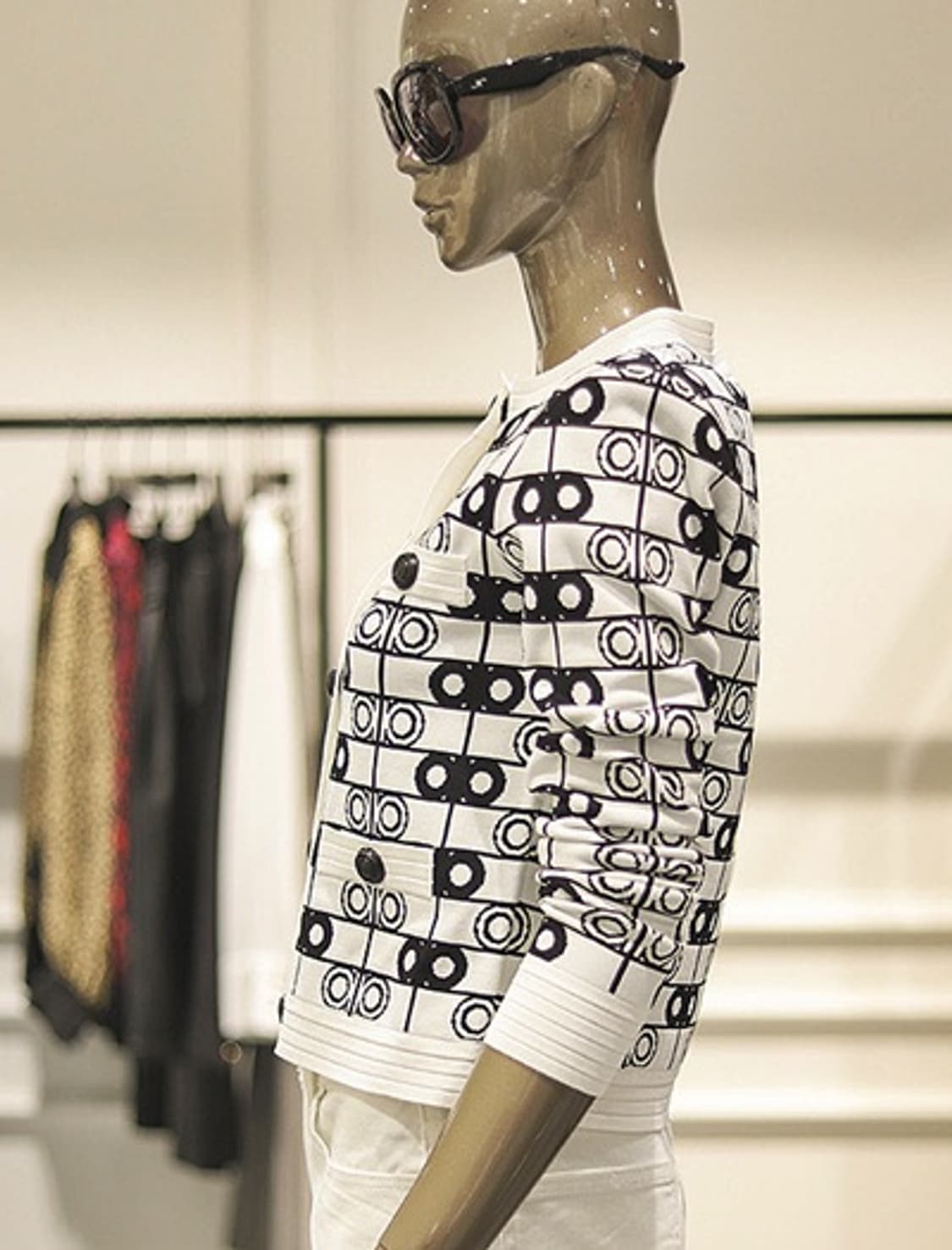 제시뉴욕 패턴 니트 가디건 상품이미지2