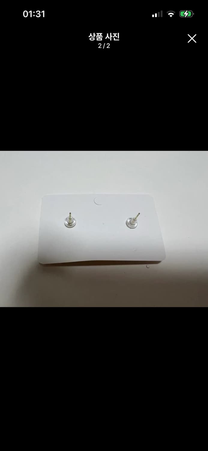 진주 플라워 링 귀걸이(새상품) B0004 상품이미지2