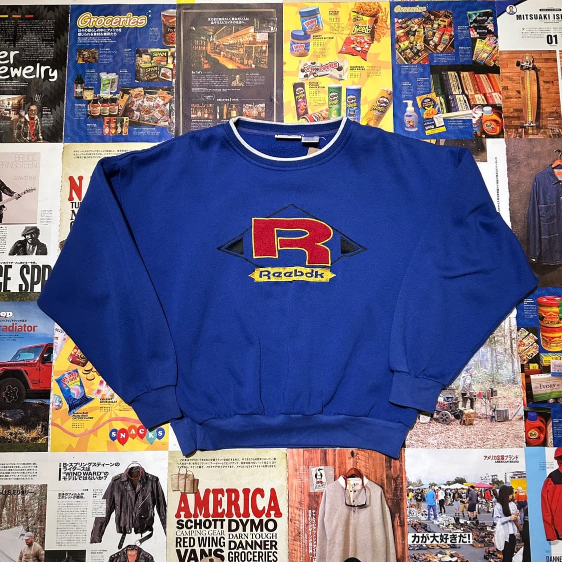 90’s Reebok 올드스쿨 스웻셔츠 상품이미지1