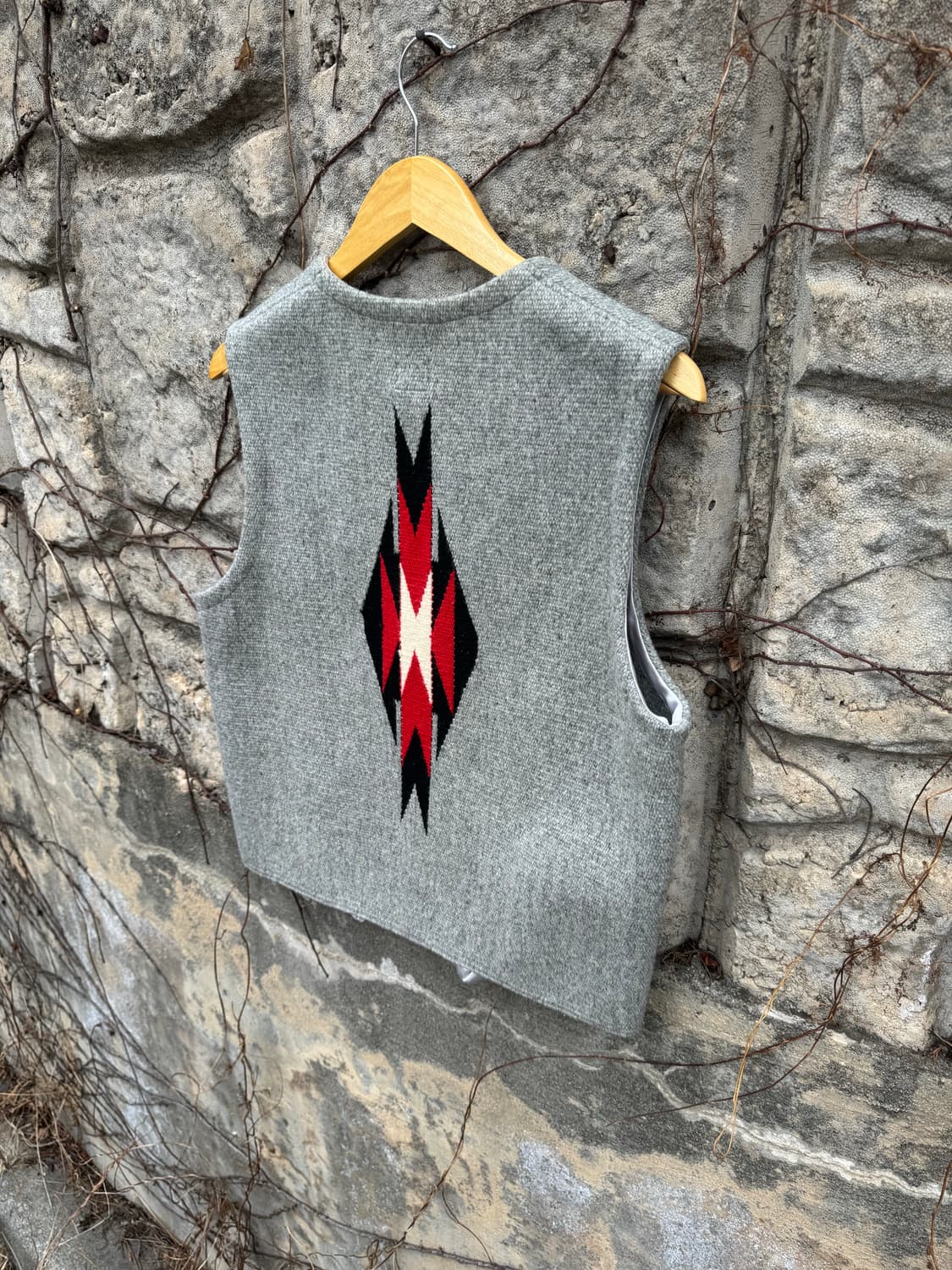 오르테가 핸드 우븐 울 네이티브 웨스턴 치마요 베스트 조끼 상품이미지6