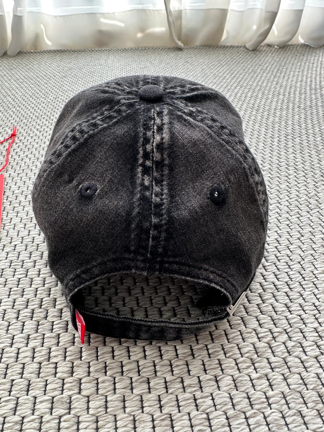 [2] 디젤 C-게이블 스트레치 데님 볼캡 블랙 상품이미지4