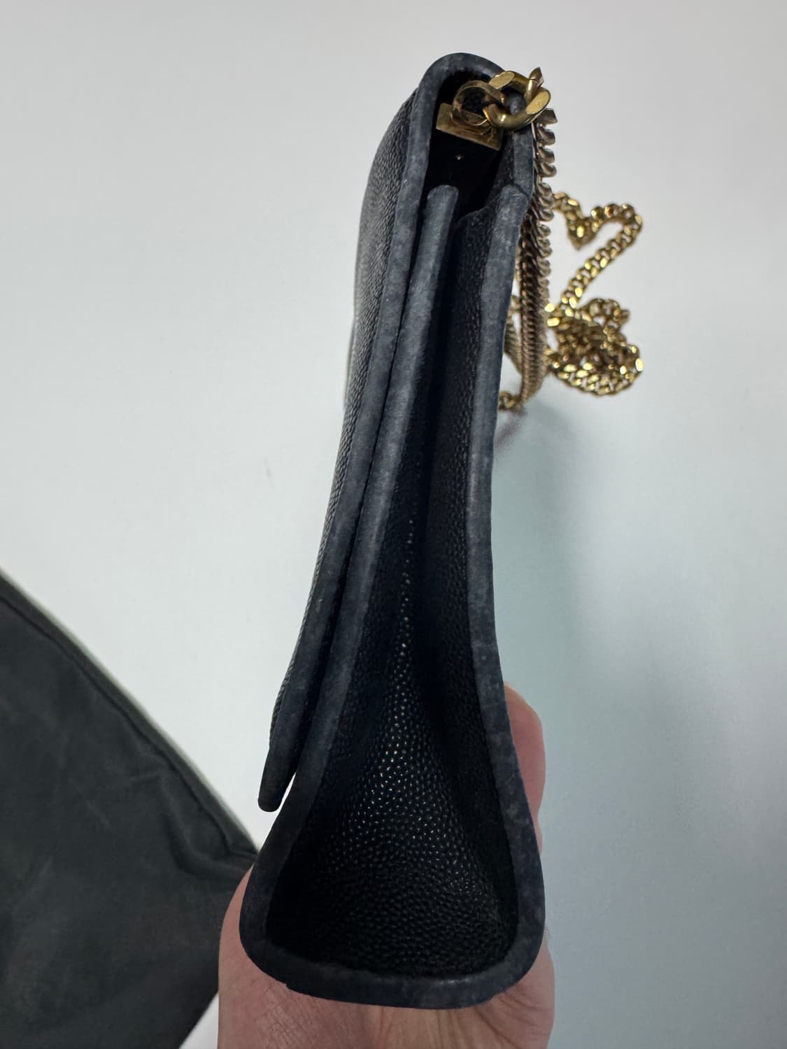 생로랑 YSL 금장 체인 숄더백 + 파우치 상품이미지6