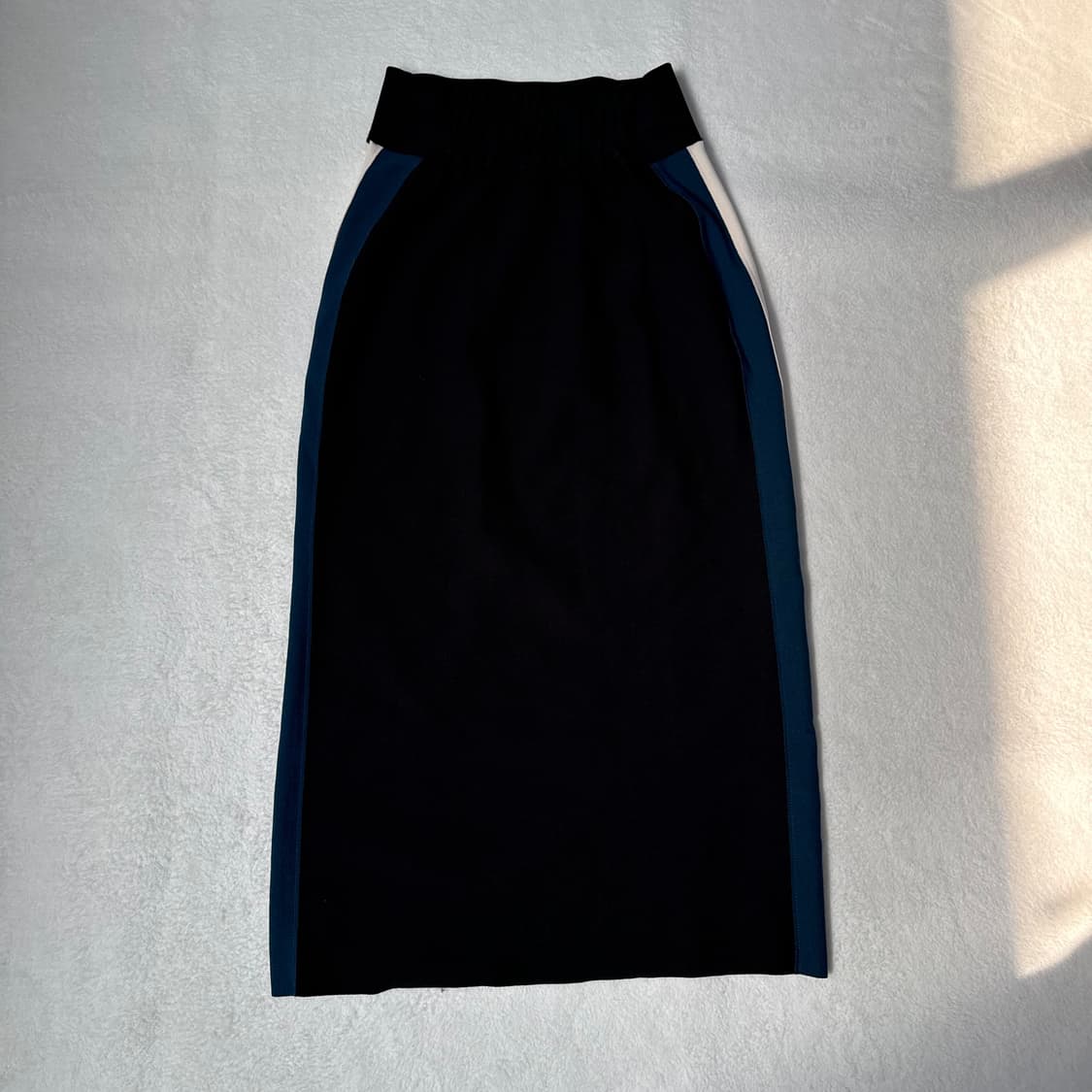 68 빈티지 배색 사이드라인 스커트 0305T 상품이미지2