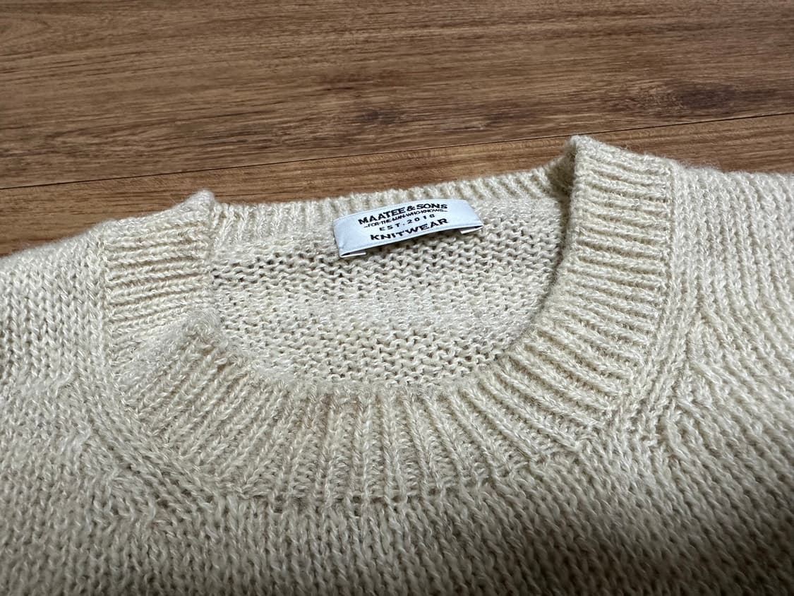 MAATEE&SONS 마티앤선즈 24aw SHET P/O 스웨터 상품이미지4