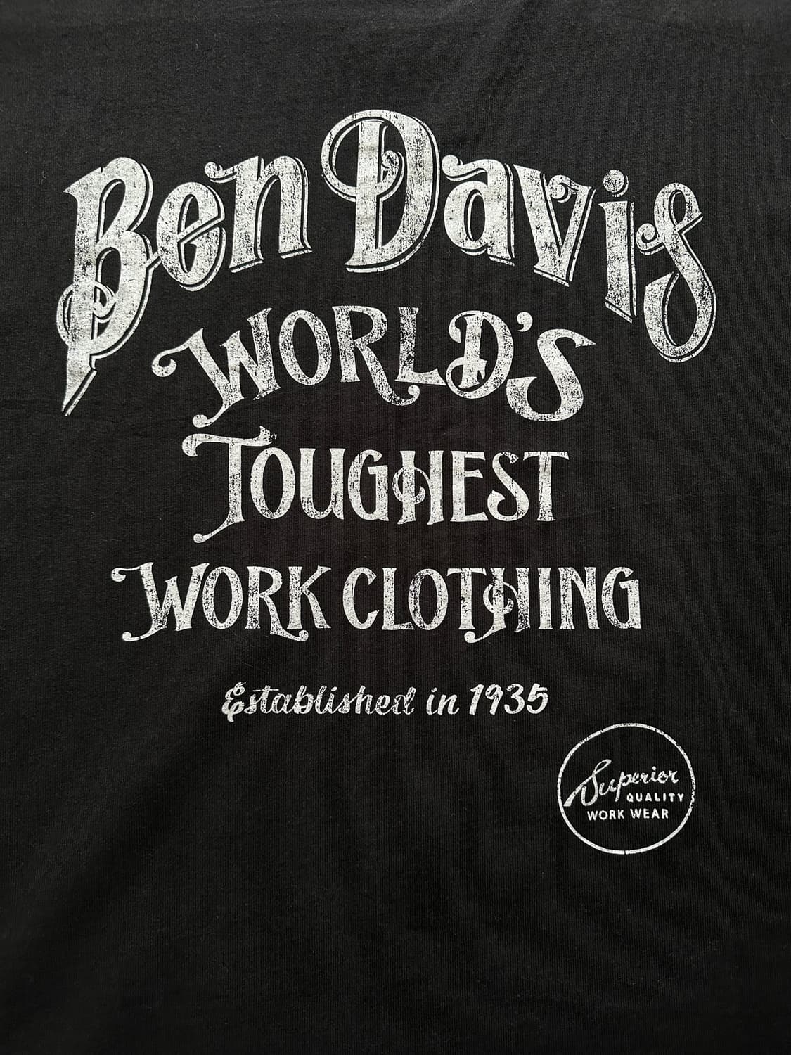 Ben Davis 백프린트 워크웨어 티셔츠 상품이미지6
