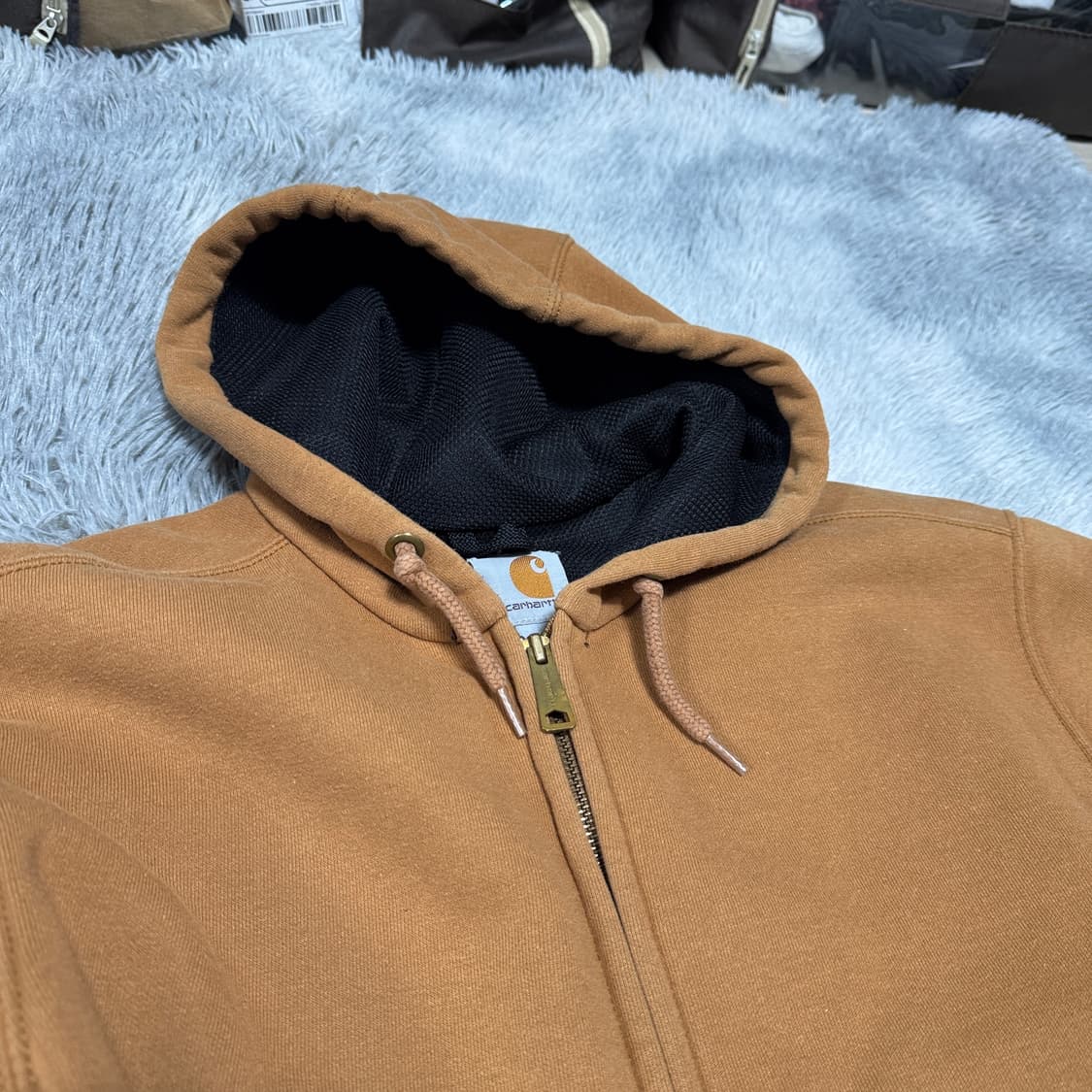 칼하트 후드집업 레인디펜더 S사이즈 (실착 100사이즈) 상품이미지5