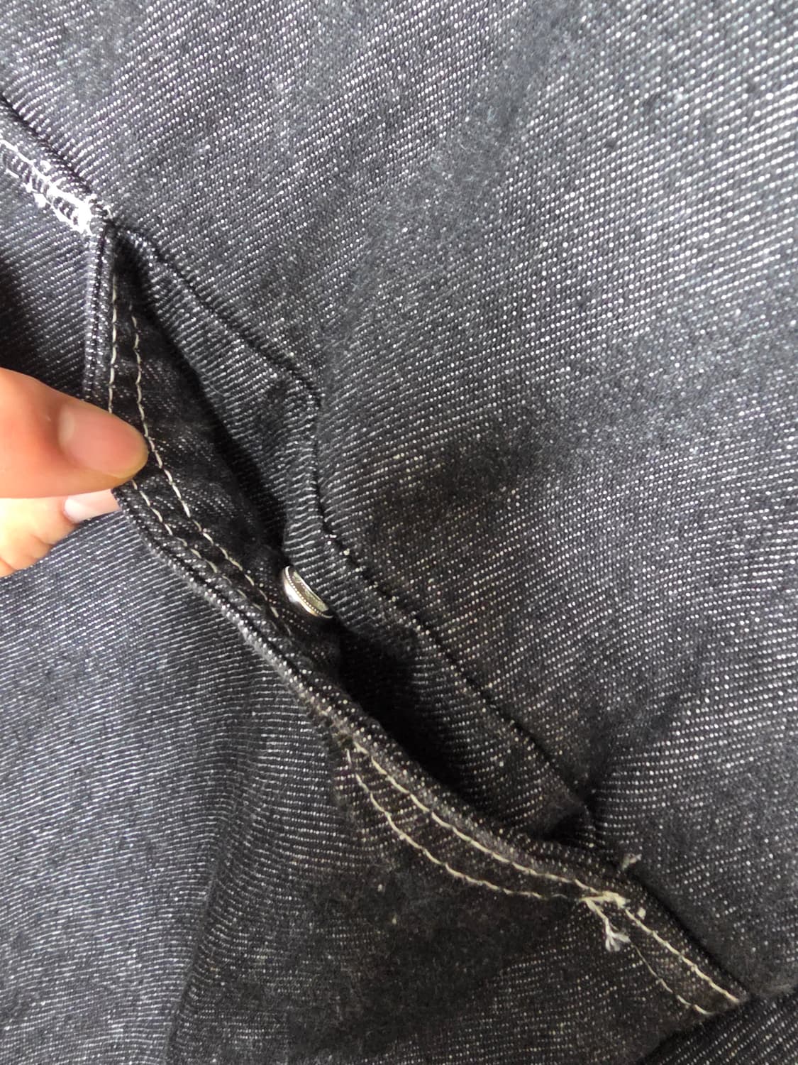 에잇세컨즈 흑청 데님 자켓 상품이미지3