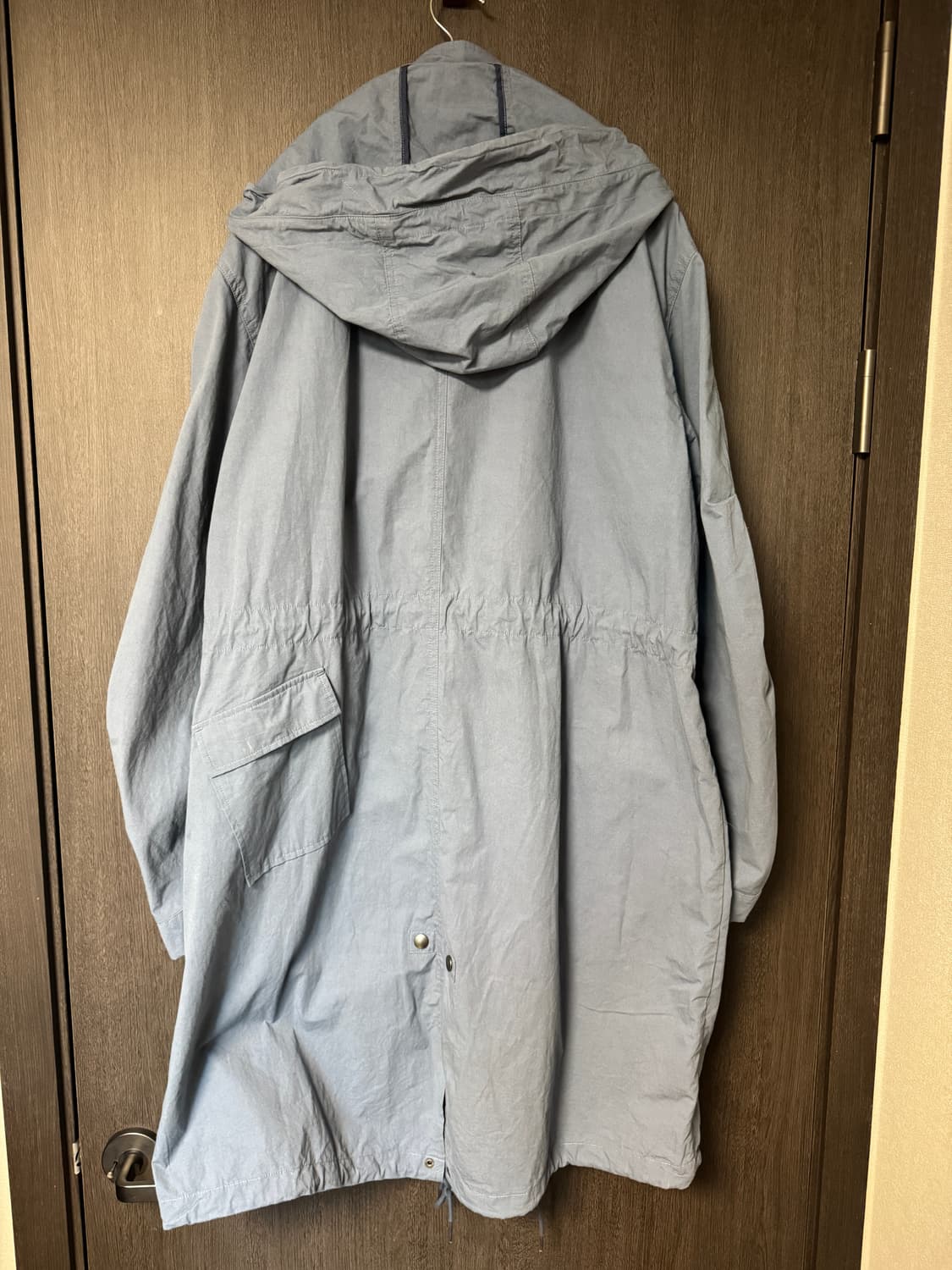 [1]Washed cotton mods parka blue 상품이미지4