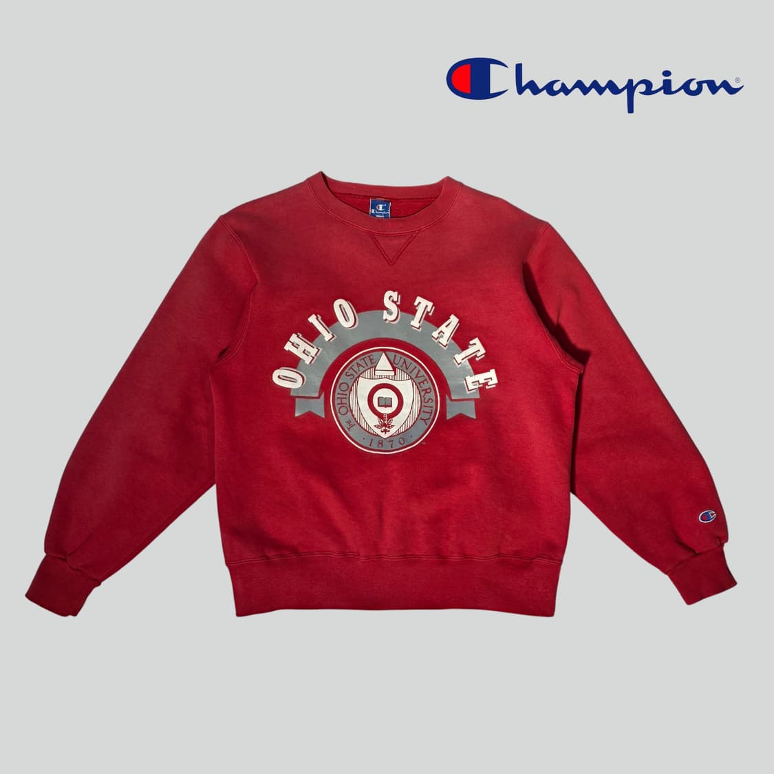 [L]90s 챔피온 USA OHIO Univ. 스웻셔츠 상품이미지1