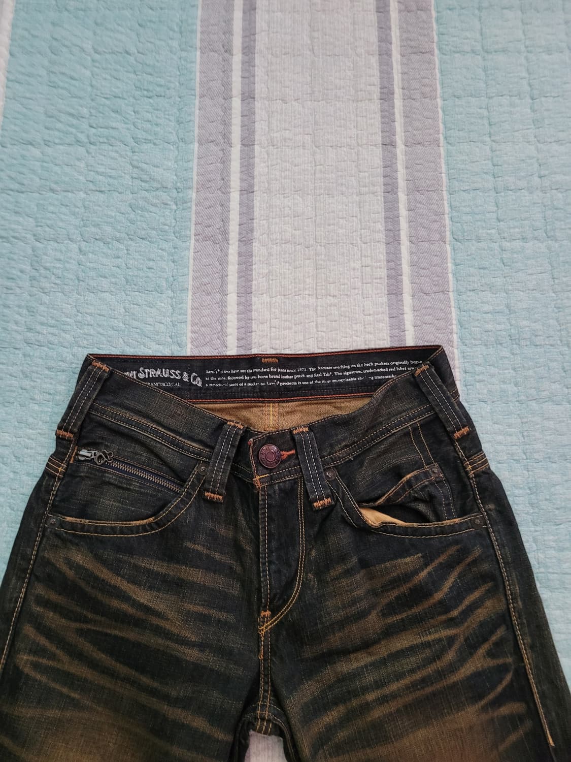 리바이스 재팬 LX 502 럭셔리클래식 빈티지녹워싱진 30사이즈 상품이미지3