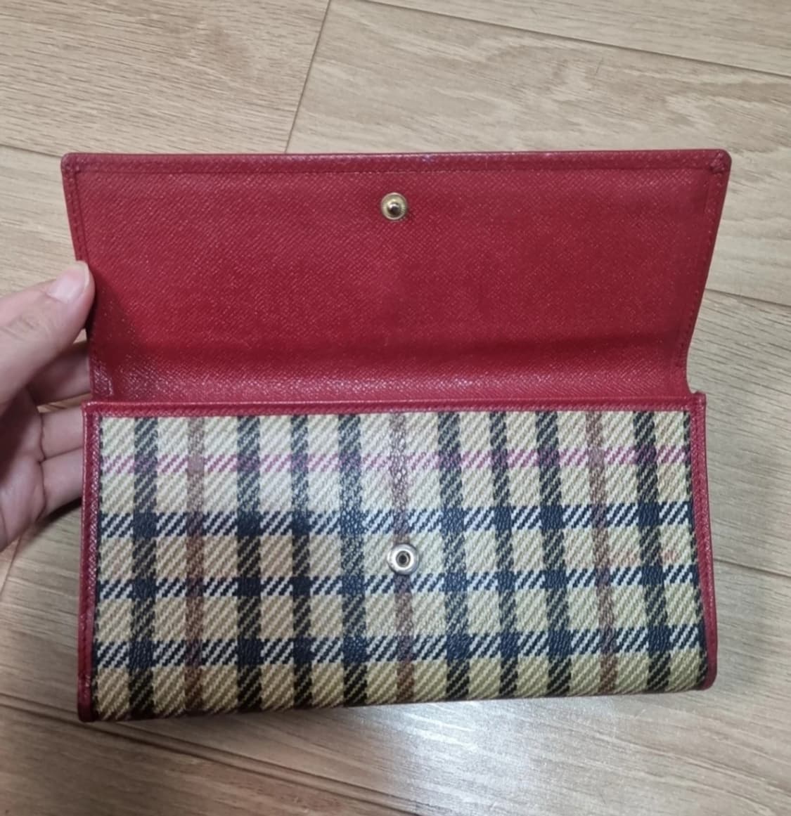 닥스 Daks 체크 장지갑 상품이미지2